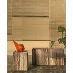 GUBI Pietra side table, 30 x 80 x 40 cm, sepia travertine, decoration image