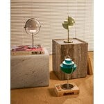 GUBI Multi-lite portable table lamp, chrome - teal green