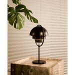 GUBI Multi-lite portable table lamp, black brass, decoration image