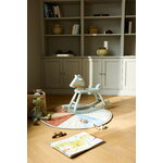 FDB Møbler P12 caballo mecedora, gris azulado, vista 2