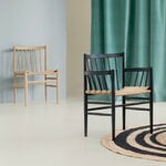 FDB Møbler J81 chair, black beech, decoration image