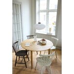 FDB Møbler C62 Bjørk dining table, 115 cm, oiled oak, decoration image