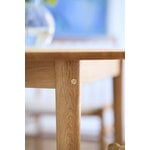 FDB Møbler C62 Bjørk dining table, 115 cm, oiled oak, decoration image