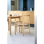 FDB Møbler C62 Bjørk dining table, 115 cm, oiled oak, decoration image