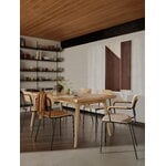 FDB Møbler C65 Åstrup extendable dining table, 100 x 220 cm, lacquered oak, decoration image