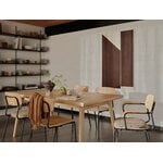 FDB Møbler C65 Åstrup extendable dining table, 100 x 220 cm, lacquered oak, decoration image