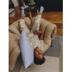 Hem Fauteuil lounge Puffy, cuir sable - acier inoxydable, image décorative