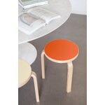 Artek Tabouret Aalto 60, linoléum beige perle - bouleau