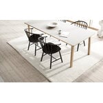 Fredericia Ana extension dining table, almond - soaped oak