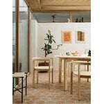 Fritz Hansen After dining table MA410, 120 cm, white pigmented oiled ash, decoration image