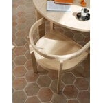 Fritz Hansen After dining table MA410, 120 cm, white pigmented oiled ash, decoration image
