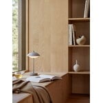 Fritz Hansen Clam Portable ladattava pöytävalaisin, nine grey, sisustuskuva