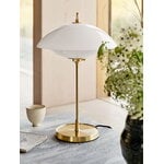 Fritz Hansen Clam table lamp, opal - brass, decoration image