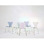 Fritz Hansen Series 7 3107 tuoli, 7:14 AM Colour Edition, vaaleanpunainen - rainbow, sisustuskuva