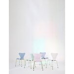Fritz Hansen Series 7 3107 tuoli, 7:14 AM Colour Edition, vaaleanpunainen - rainbow, sisustuskuva