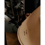 Fritz Hansen Series 7 3107 chair, Edge sewn, chrome - cuir écru chaud, image décorative
