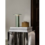 Fritz Hansen Solae portable lamp, light green, decoration image
