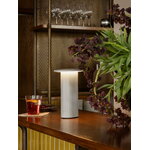 Fritz Hansen Solae portable lamp, warm grey, decoration image