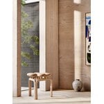 Fritz Hansen Utzon stool, oiled beech, decoration image