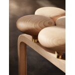 Fritz Hansen Tabouret Utzon, hêtre huilé