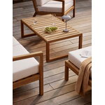 Fritz Hansen Clam Portable ladattava pöytävalaisin, nine grey, sisustuskuva