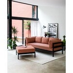 TIPTOE Easy 3-istuttava sohva, musta - vaaleanpunainen
