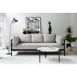 TIPTOE Easy 3-seater sofa, graphite black - heather grey