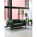 TIPTOE Easy 2-istuttava sohva, musta - metsänvihreä