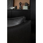 Fogia Tiki armchair, large, black steel - black Elmosoft leather, decoration image