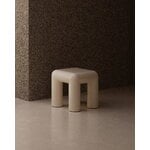 FORMARKIVET Cubio stool, 45 cm, light beige, decoration image