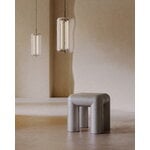 FORMARKIVET Cubio stool, 45 cm, raw aluminium, decoration image