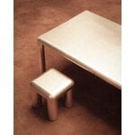FORMARKIVET Cubio stool, 45 cm, raw aluminium, decoration image