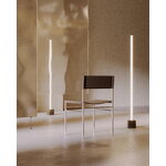 FORMARKIVET Ferra chair, steel - warm grey leather, decoration image
