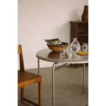 Frama Petit Rond table, 90 cm, stainless steel, decoration image