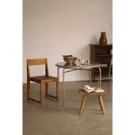 Frama Petit Rond table, 90 cm, stainless steel, decoration image