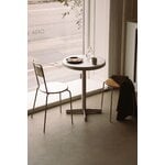 Frama Petit Rond stool, stainless steel - natural leather, decoration image