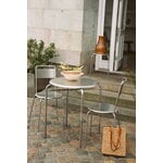 Frama Petit Rond table, 65 cm, stainless steel, decoration image