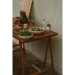 Frama Folding Flat Trestle table, warm brown birch, view 18