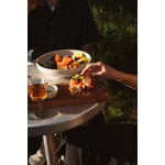 Frama Tasca pöytä, pieni, alumiini, sisustuskuva