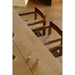 Frama Symmetry Armlehnstuhl, Esche Honig - Haferstoff, dekorationsbild