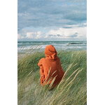 Frama Heavy Towel poncho, burned orange