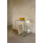 Frama Rivet Box table, clear glass, decoration image