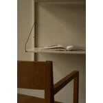 Frama Shelf Library H1852 Wandregal mit Schreibtisch, warmes Weiß