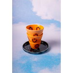 Frizbee Ceramics Super cup, 200 ml, orange smile, decoration image