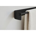 Form & Refine Arc Single towel bar, black