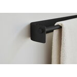 Form & Refine Porte-serviettes Arc Single, noir