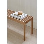 Form & Refine Lightweight bench, oiled oak, decoration image