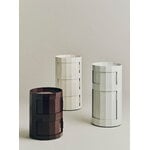 HAY Facet cabinet 30, incl. feet and castors, three doors, eggshell, decoration image