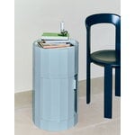 HAY Facet cabinet incl. feet and castors, high, misty blue, decoration image