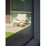 Fasetti Jumbo lounge chair, oiled pine - Makalu natural white